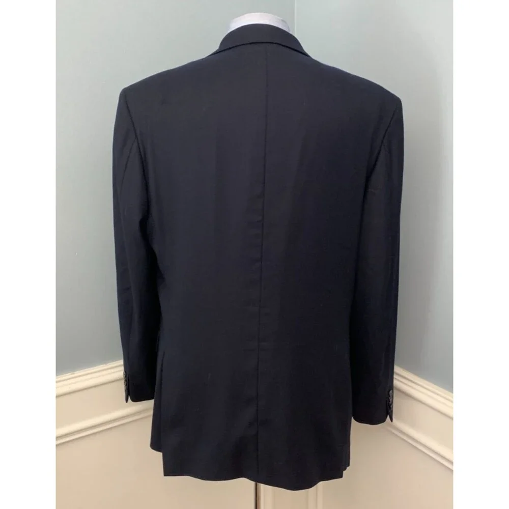 Joseph Abboud Blazer Mens 42R Loro Piana Wool Twill Textured Sportcoat Jacket